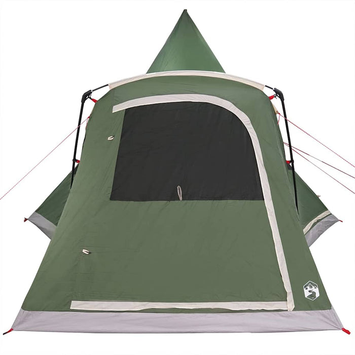 Cort Teepee pentru 5 Persoane Verde 545 x 450 x 295 cm - WALTI WALTI