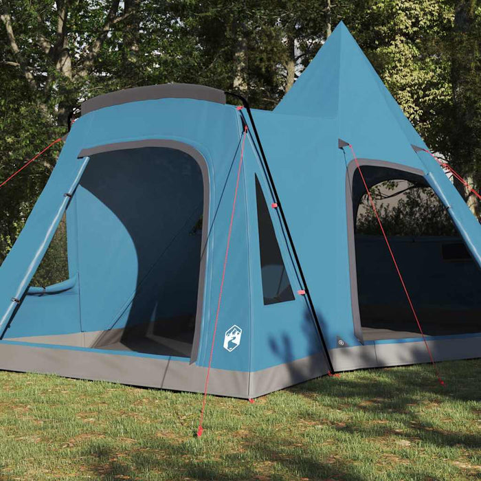 Cort Teepee pentru 5 Persoane albastru 545 x 450 x 295 cm - WALTI WALTI