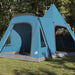 Cort Teepee pentru 5 Persoane albastru 545 x 450 x 295 cm - WALTI WALTI