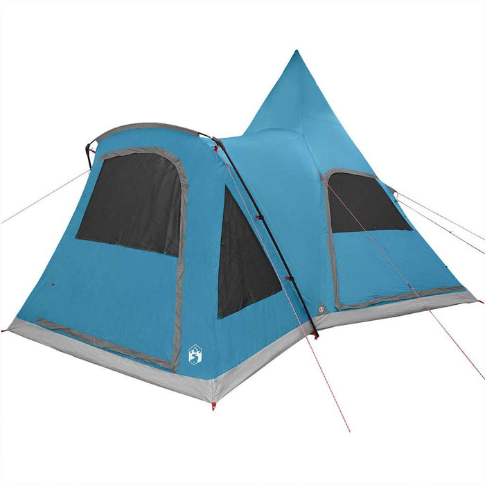 Cort Teepee pentru 5 Persoane albastru 545 x 450 x 295 cm - WALTI WALTI