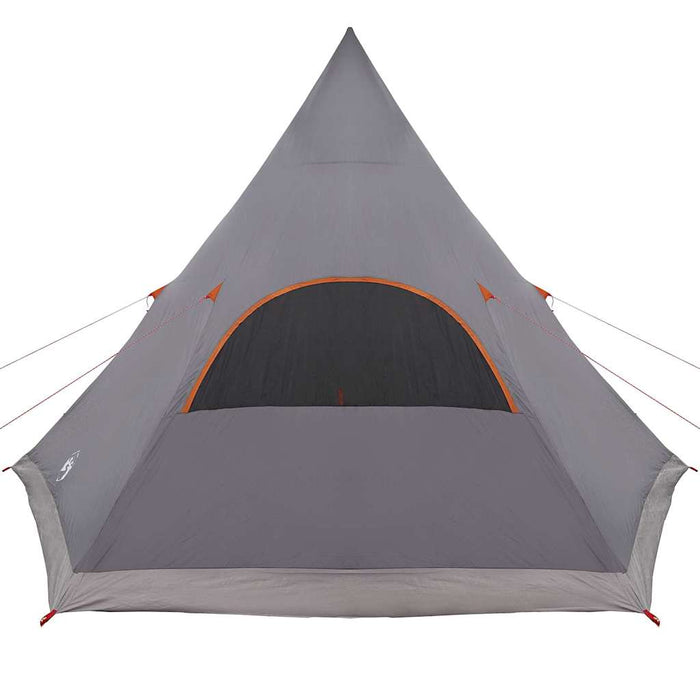 Cort Teepee pentru 5 Persoane cu acoperiș Gri și Portocalie - WALTI WALTI