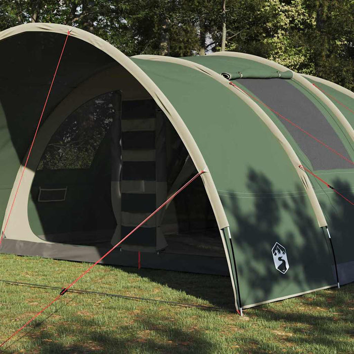 Cort tunel pentru 8 persoane Verde 710 x 460 x 245 cm - WALTI WALTI