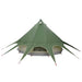 Cort Teepee cu acoperiș Verde și gri 600 x 600 x 347 cm - WALTI WALTI