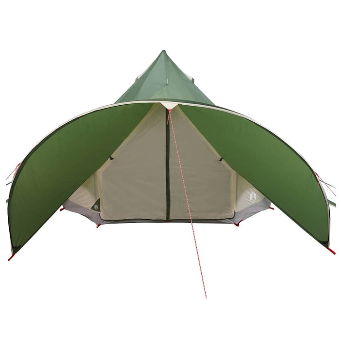 Cort Teepee cu acoperiș Verde și gri 600 x 600 x 347 cm - WALTI WALTI