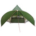 Cort Teepee cu acoperiș Verde și gri 600 x 600 x 347 cm - WALTI WALTI