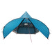 Cort Teepee cu acoperiș Albastru și Gri 600 x 600 x 347 cm - WALTI WALTI