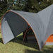 Cort Teepee cu acoperiș Gri și Portocalie 600 x 600 x 347 cm - WALTI WALTI