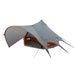 Cort Teepee cu acoperiș Gri și Portocalie 600 x 600 x 347 cm - WALTI WALTI
