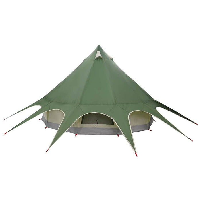 Cort Teepee cu acoperiș Verde și gri 600 x 600 x 347 cm - WALTI WALTI