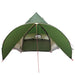 Cort Teepee cu acoperiș Verde și gri 600 x 600 x 347 cm - WALTI WALTI