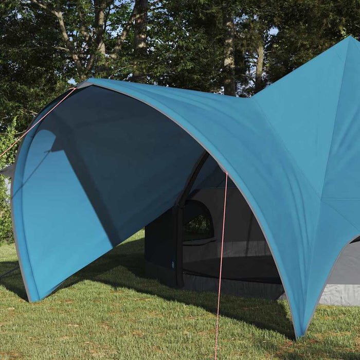 Cort Teepee cu acoperiș Albastru și Gri 600 x 600 x 347 cm - WALTI WALTI
