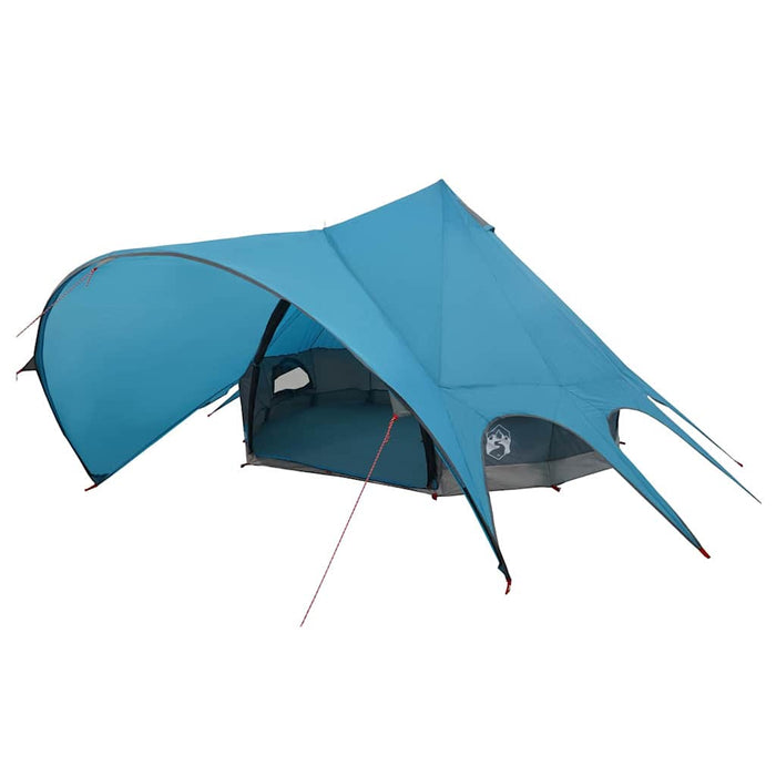 Cort Teepee cu acoperiș Albastru și Gri 600 x 600 x 347 cm - WALTI WALTI