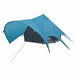 Cort Teepee cu acoperiș Albastru și Gri 600 x 600 x 347 cm - WALTI WALTI