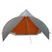 Cort Teepee cu acoperiș Gri și Portocalie 600 x 600 x 347 cm - WALTI WALTI