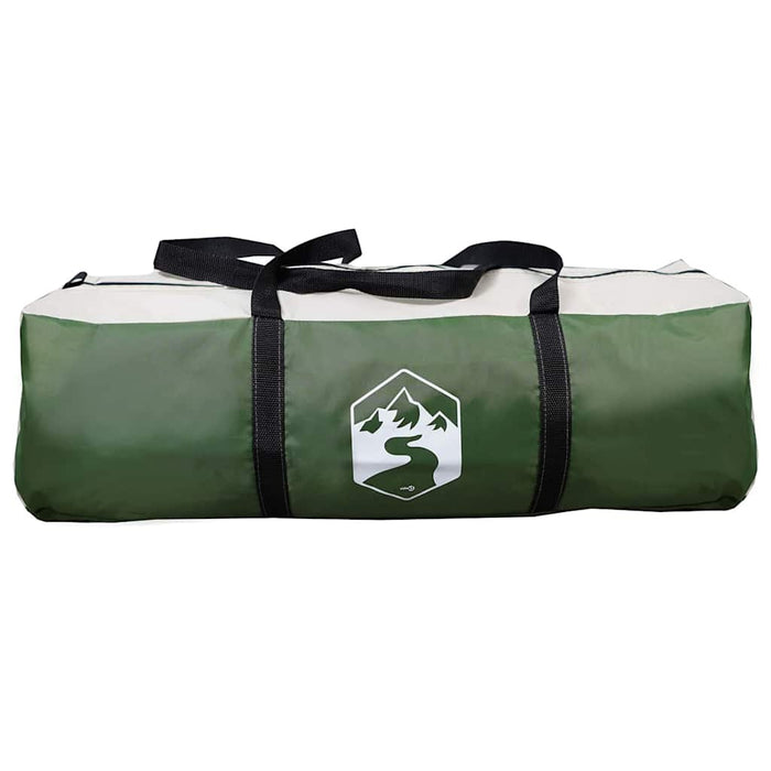 Cort Teepee cu acoperiș Verde și gri 600 x 600 x 347 cm - WALTI WALTI