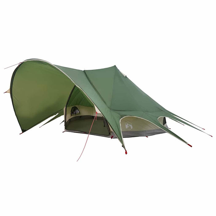 Cort Teepee cu acoperiș Verde și gri 600 x 600 x 347 cm - WALTI WALTI
