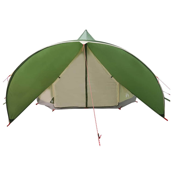 Cort Teepee cu acoperiș Verde și gri 600 x 600 x 347 cm - WALTI WALTI