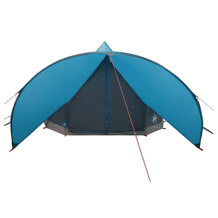 Cort Teepee cu acoperiș Albastru și Gri 600 x 600 x 347 cm - WALTI WALTI
