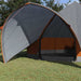 Cort Teepee cu acoperiș Gri și Portocalie 600 x 600 x 347 cm - WALTI WALTI