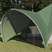 Cort Teepee cu acoperiș Verde și gri 600 x 600 x 347 cm - WALTI WALTI