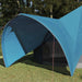 Cort Teepee cu acoperiș Albastru și Gri 600 x 600 x 347 cm - WALTI WALTI