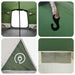 Cort cu dome cu acoperiș cu depozitare Verde 505 x 450 x 248 cm - WALTI WALTI