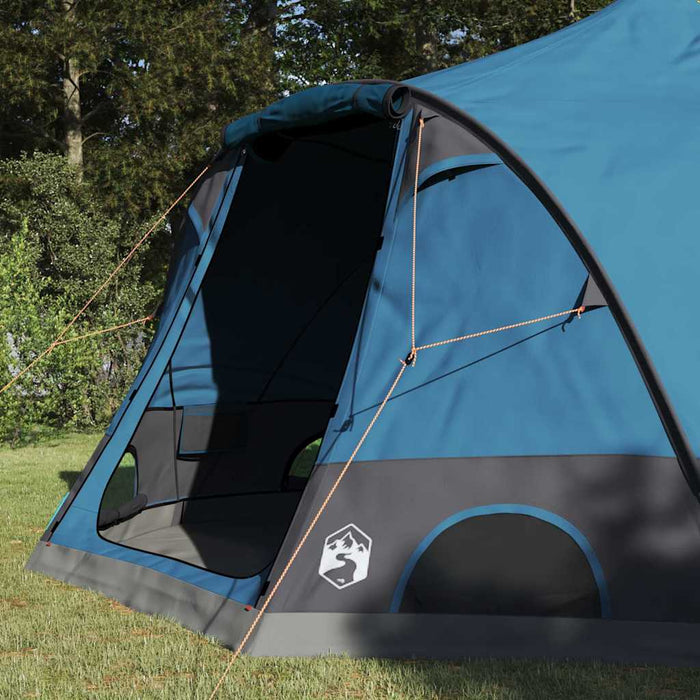 Cort cu dome cu acoperiș albastru 505 x 450 x 248 cm - WALTI WALTI
