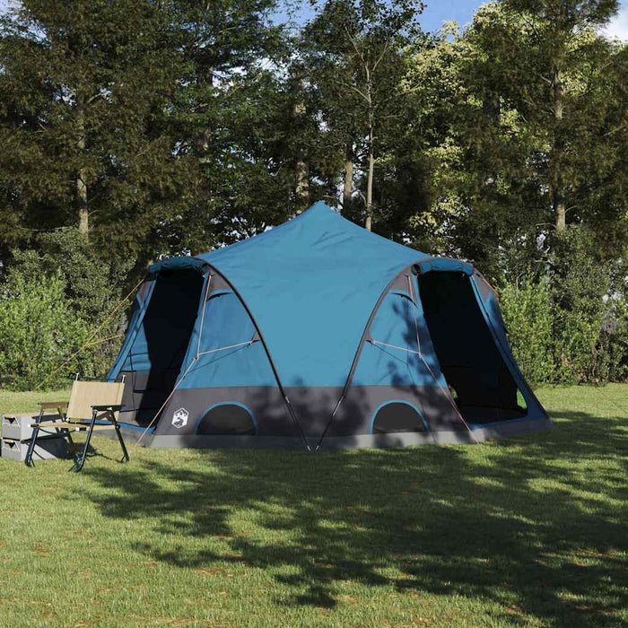 Cort cu dome cu acoperiș albastru 505 x 450 x 248 cm - WALTI WALTI