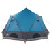 Cort cu dome cu acoperiș albastru 505 x 450 x 248 cm - WALTI WALTI
