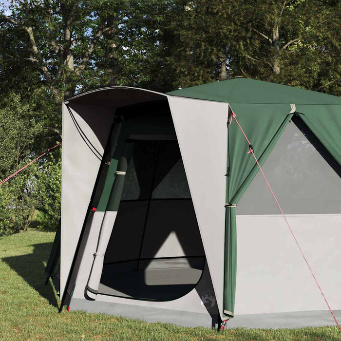 Tent Cabină cu acoperiș cu depozitare Verde 425 x 396 x 222 cm - WALTI WALTI