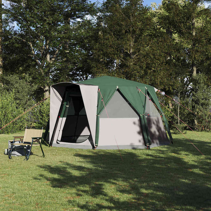 Tent Cabină cu acoperiș cu depozitare Verde 425 x 396 x 222 cm - WALTI WALTI