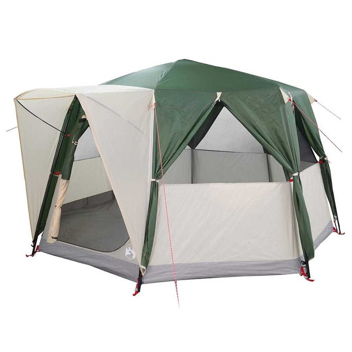 Tent Cabină cu acoperiș cu depozitare Verde 425 x 396 x 222 cm - WALTI WALTI