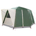 Tent Cabină cu acoperiș cu depozitare Verde 425 x 396 x 222 cm - WALTI WALTI