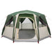 Tent Cabină cu acoperiș cu depozitare Verde 425 x 396 x 222 cm - WALTI WALTI
