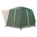 Tent Cabină cu acoperiș cu depozitare Verde 425 x 396 x 222 cm - WALTI WALTI
