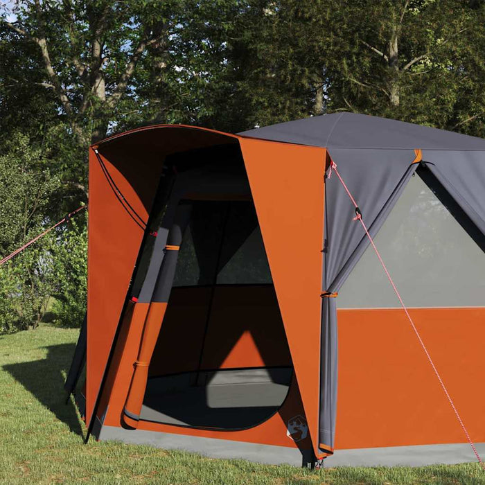 Tent Cabină cu acoperiș Gri și Portocalie 425 x 396 x 222 cm - WALTI WALTI