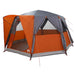 Tent Cabină cu acoperiș Gri și Portocalie 425 x 396 x 222 cm - WALTI WALTI