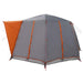 Tent Cabină cu acoperiș Gri și Portocalie 425 x 396 x 222 cm - WALTI WALTI