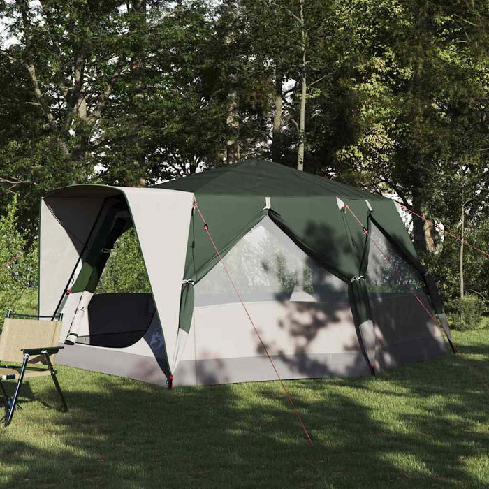 Tent Cabină cu acoperiș cu depozitare Verde 400 x 350 x 212 cm - WALTI WALTI
