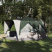 Tent Cabină cu acoperiș cu depozitare Verde 400 x 350 x 212 cm - WALTI WALTI
