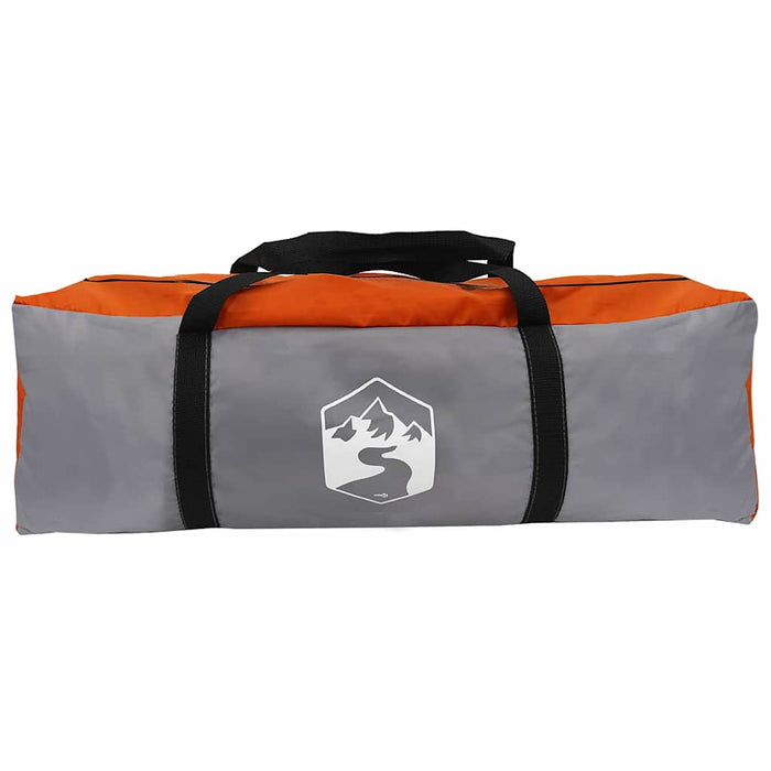 Tent Cabină cu acoperiș Gri și Portocalie 400 x 350 x 212 cm - WALTI WALTI