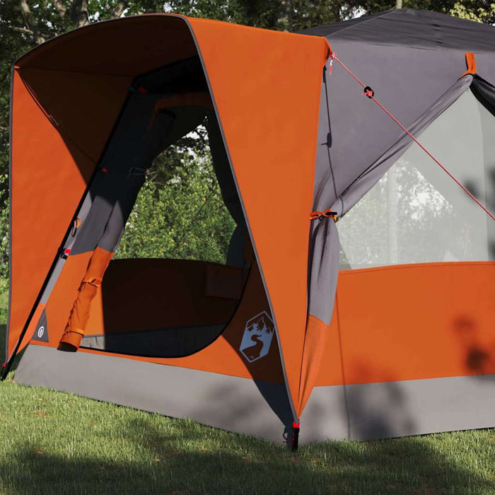Tent Cabină cu acoperiș Gri și Portocalie 400 x 350 x 212 cm - WALTI WALTI