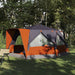 Tent Cabină cu acoperiș Gri și Portocalie 400 x 350 x 212 cm - WALTI WALTI