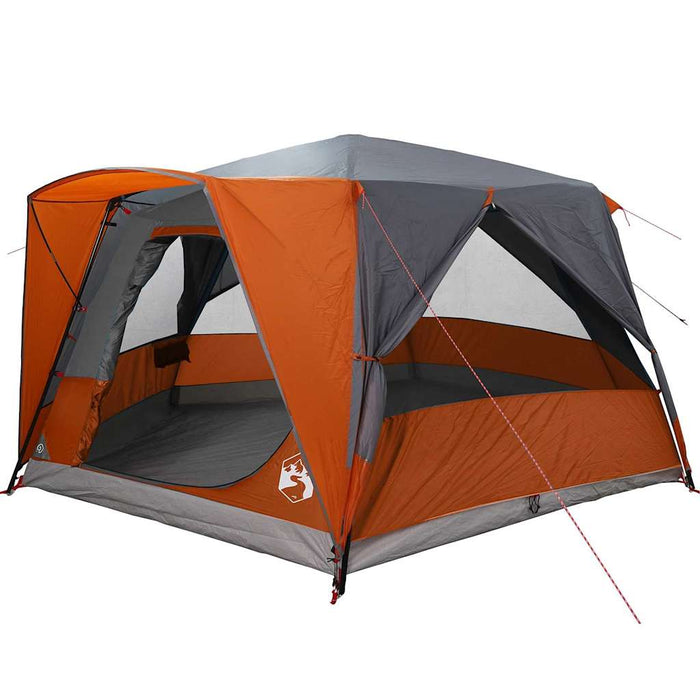 Tent Cabină cu acoperiș Gri și Portocalie 400 x 350 x 212 cm - WALTI WALTI