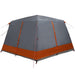 Tent Cabină cu acoperiș Gri și Portocalie 400 x 350 x 212 cm - WALTI WALTI