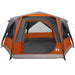 Tent Cabină cu acoperiș Gri și Portocalie 400 x 350 x 212 cm - WALTI WALTI