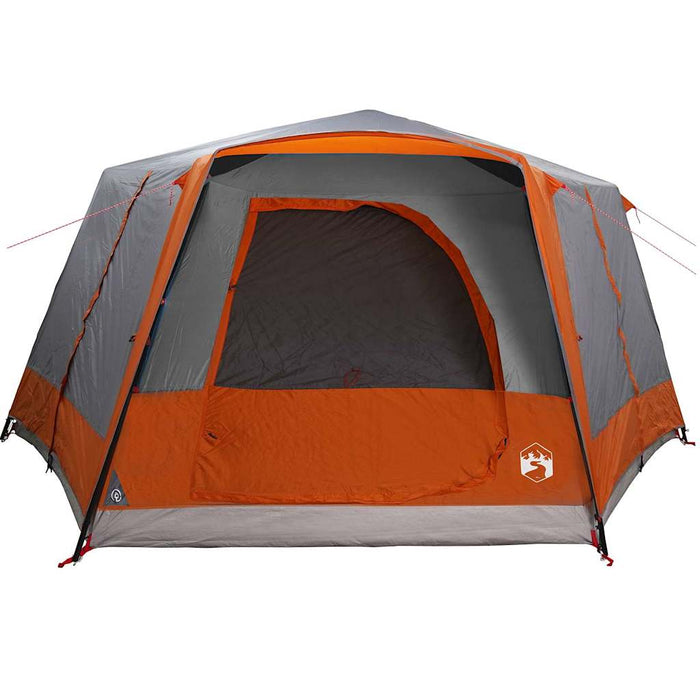 Tent Cabină cu acoperiș Gri și Portocalie 400 x 350 x 212 cm - WALTI WALTI