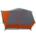 Tent Cabină cu acoperiș Gri și Portocalie 400 x 350 x 212 cm - WALTI WALTI