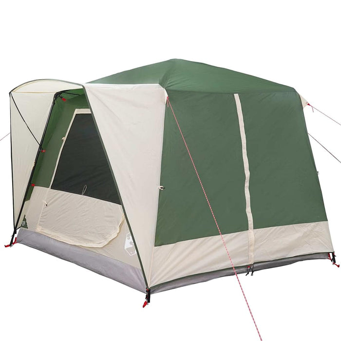 Tent Cabină cu acoperiș Verde și alb 333 x 317 x 194 cm - WALTI WALTI