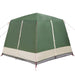 Tent Cabină cu acoperiș Verde și alb 333 x 317 x 194 cm - WALTI WALTI